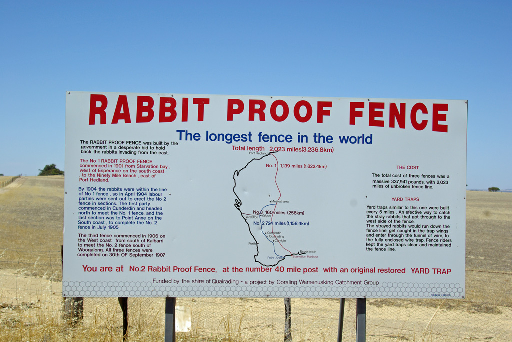 how long is the rabbit proof fence