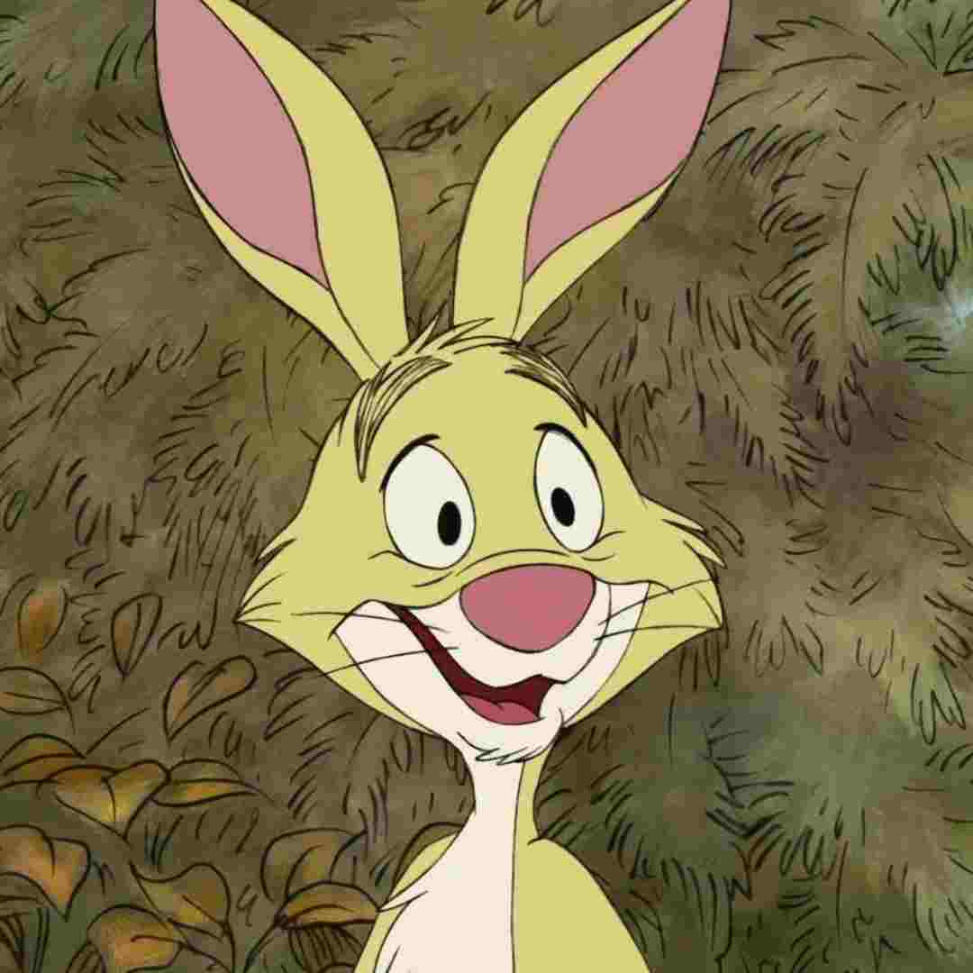 why is rabbit green in winnie the pooh